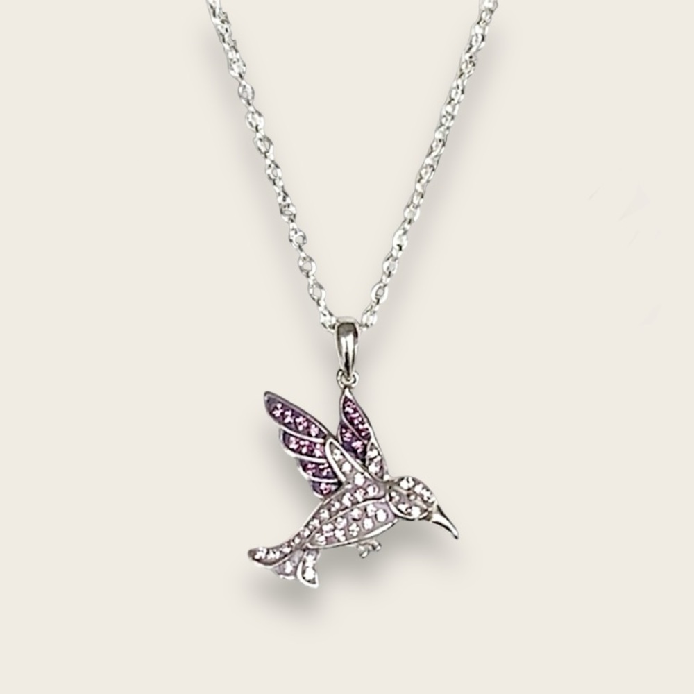 925 Sterling Silver Necklace Bird